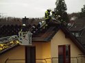 Dachstuhlbrand Koeln Bocklemuend Untere Dorfstr P161